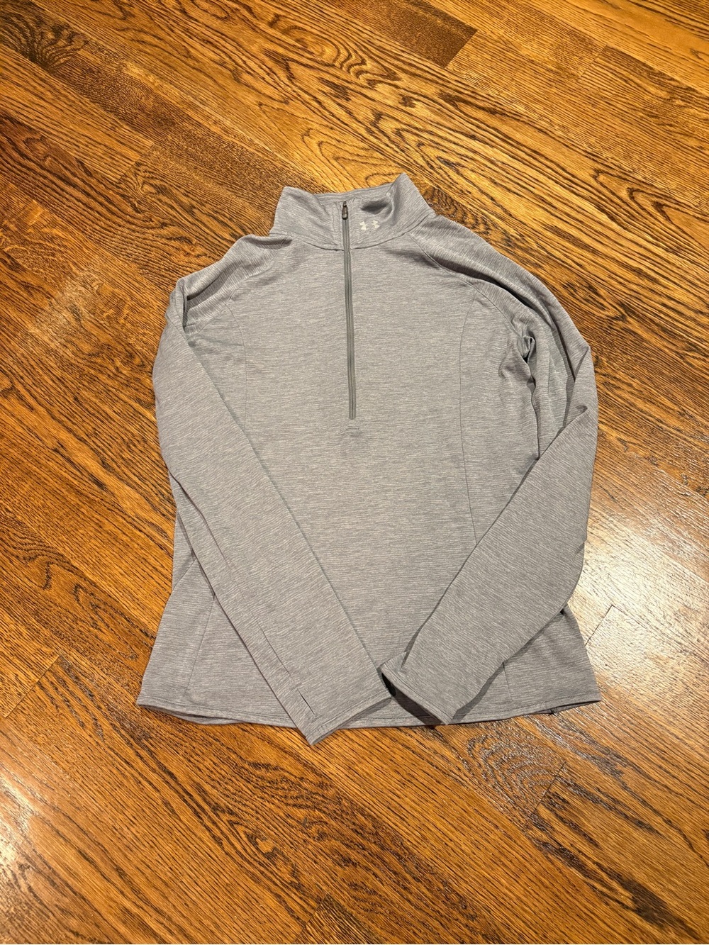 Under Armour Fitted HeatGear Quarter-Zip Long Sleeve Top